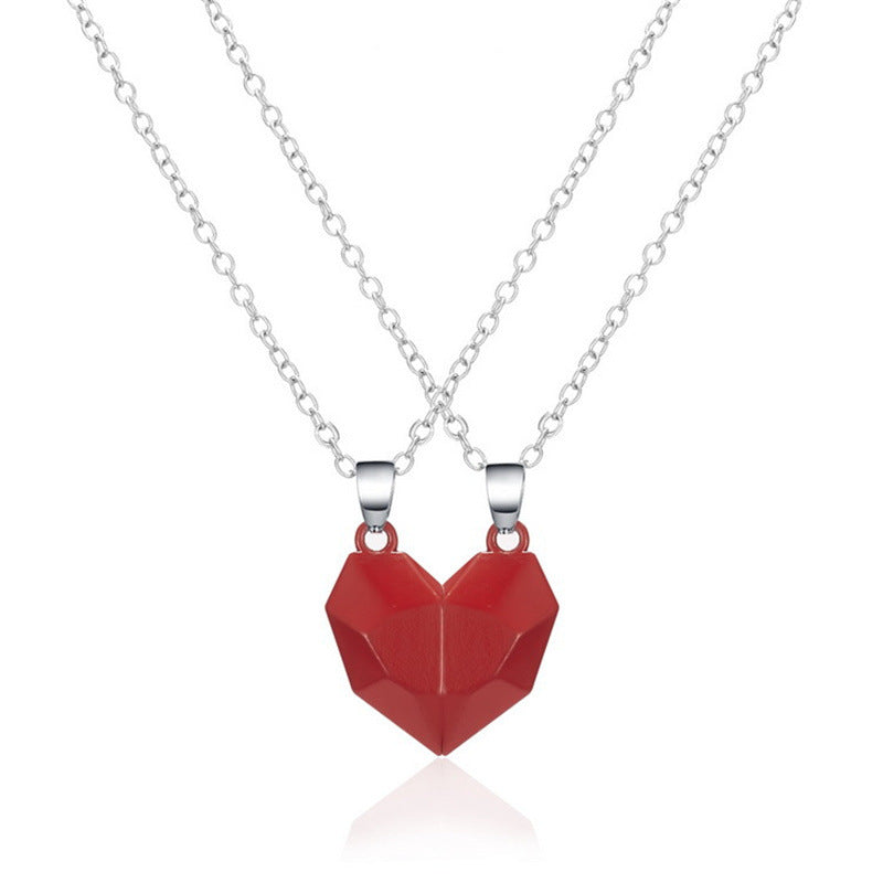 Magnetic Attraction Love Pendant Necklace