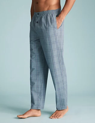 Pure Cotton Checked Pyjama Set